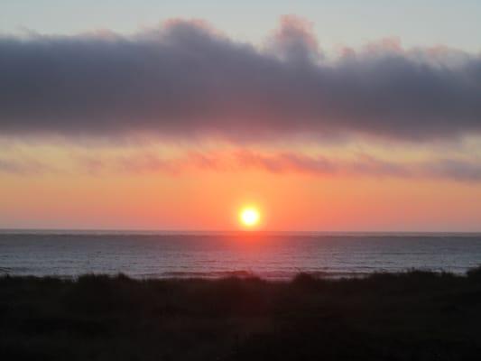 Sunset from "The Sea House" in Gold Beach, Oregon