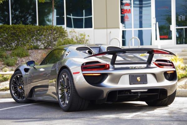 Porsche 918 Spyder with XPEL, Optimum Opti-Coat Pro, and 3M Crystalline. Only the best products in the world used on this car!