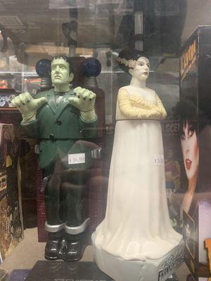 Frankenstein & Bride of Frankenstein sippy cups