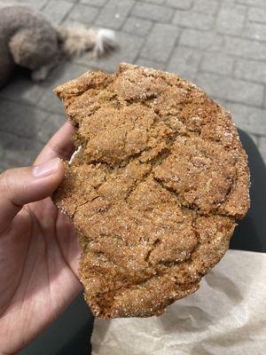 Apple spice cookie (half eaten my bad)