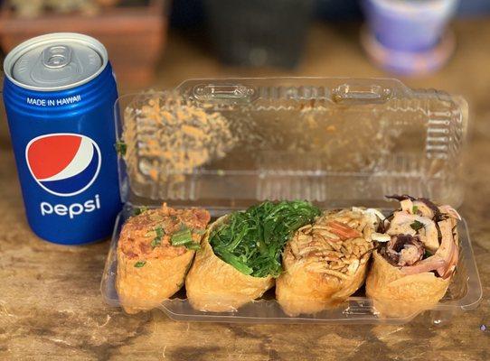 Ocean Bento includes a can drink for $10At Ohana Hale Market Place (old Sports Authority)