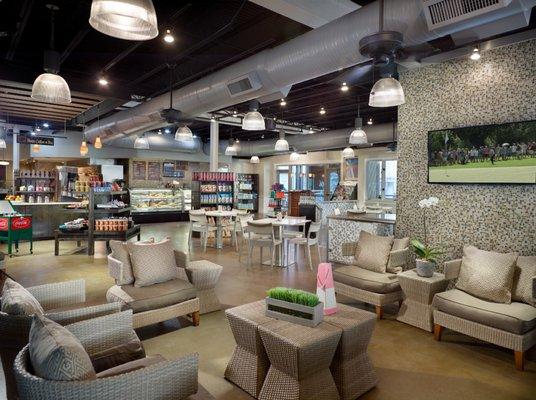 Grab a pastry and a coffee and relax at Palmetto Market