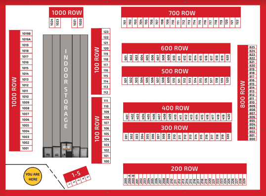 map of entire storage facility