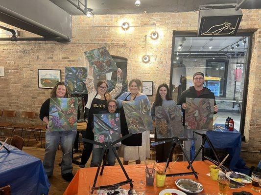 Paint n sip class