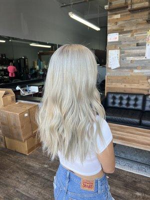 Light beige silver blonde