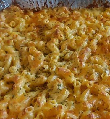 Baked 10 cheese mac and cheese