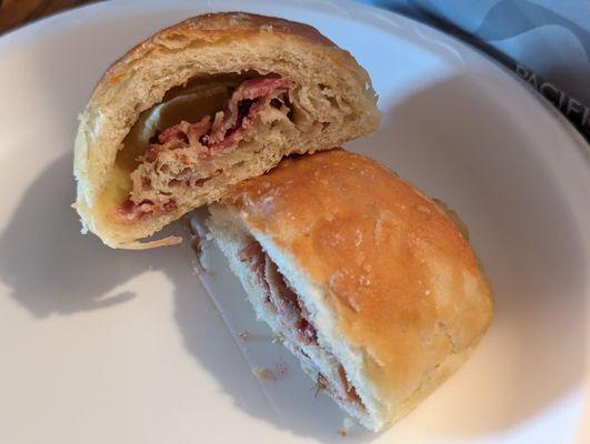 Bacon & Havarti Croissant Interior