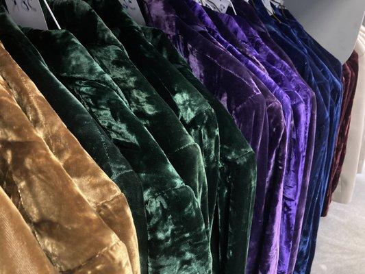 Crushed velvet selections