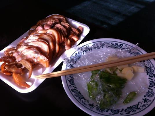 Sliced Pork Leg. Very Yummy!!!