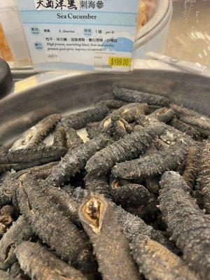 Ok.... Dried sea cucumbers