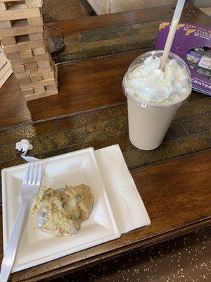 A  Scone and  Caf Frappe