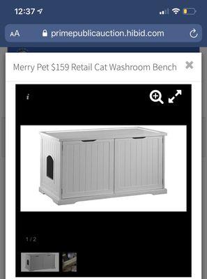 Picture of an item they say they are selling! Cat litter box