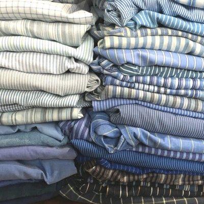 Cotton shirts are the most comfortable. Let Royal Cleaners clean and repair your favorite shirts.