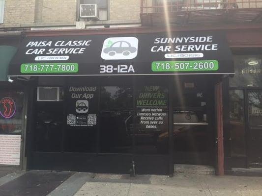 New office in Astoria, working with Paisa Car Service