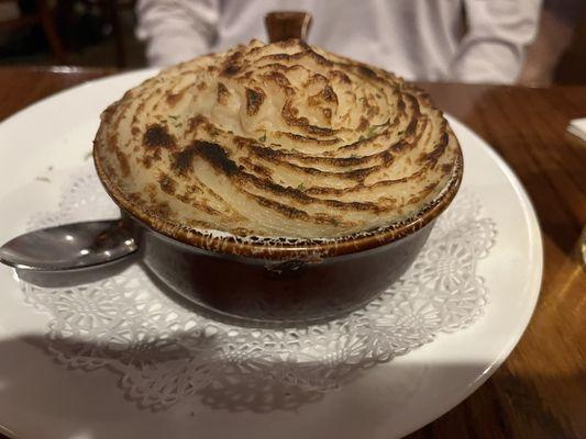 Crock of Homemade Shepherd's Pie