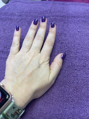 Hard Gel by Carla McKinney - she picked the color