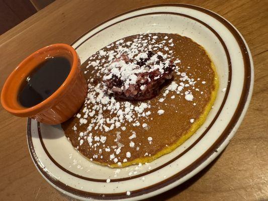 Swedish Crepe with LingonBerry Butter and Vermont Maple Syrup