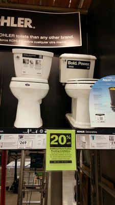 Deluxe toilet $299