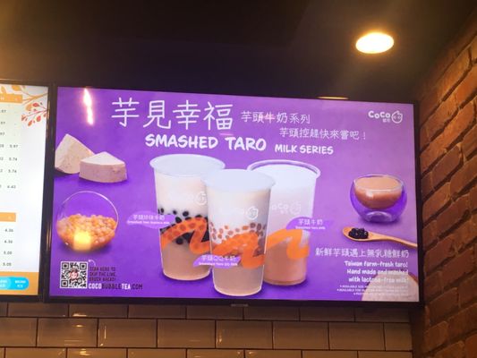 Smashed Taro Milk