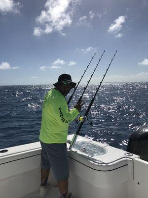 Kite fishing