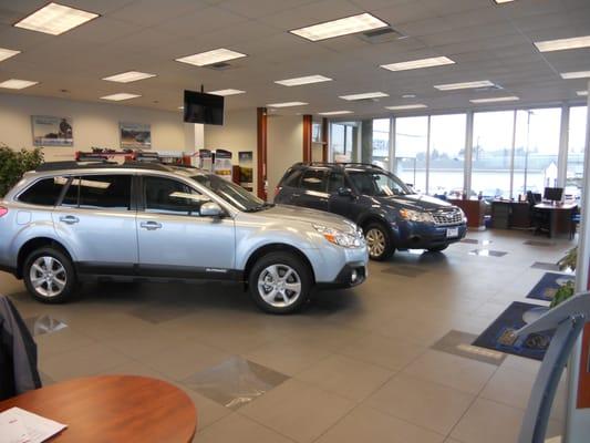 Tacoma Subaru Showroom, come see the latest Subaru Models