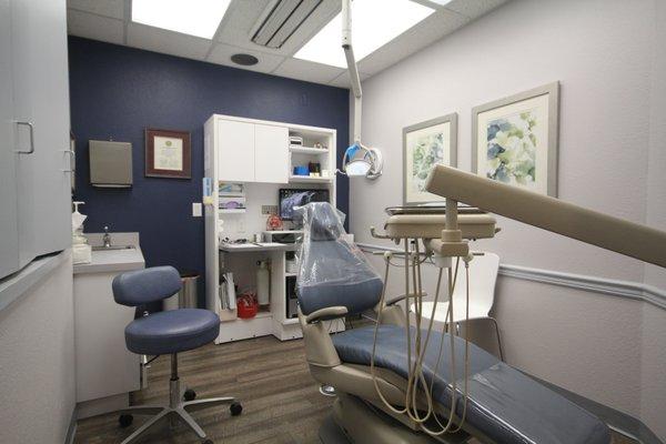 Dental exam room.