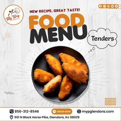 Try My Way Deli & Grill's Deli Food Menu #Tenders
 Order Now  https://mypglendora.com/food/full-menu/tenders-123
 .
 .
 #tenders