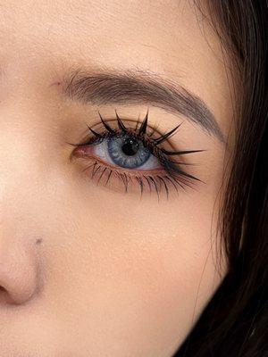 Anime eyelash extensions