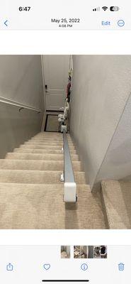 Stairlift I was told was installed wrong!