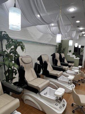 Redone pedicure stations