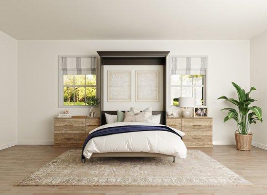 Custom Murphy bed design.