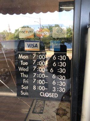 Store hours