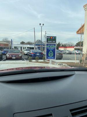 Saved 100 gallons of water with this car wash.