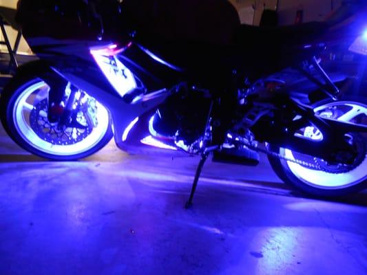 custom LED Accent light kit 2014 GSXR 600