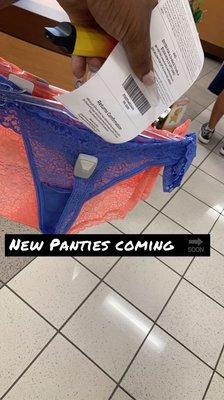 Free panties I got with my Kohl's coupon.