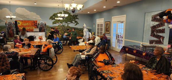 Halloween Party at Sagepoint Senior Living Services