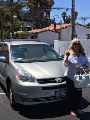 Julie, was able to finance this Toyota Sienna with only $1000 down!