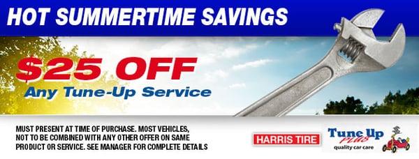 $25 OFF ANY TUNE UP SERVICE!