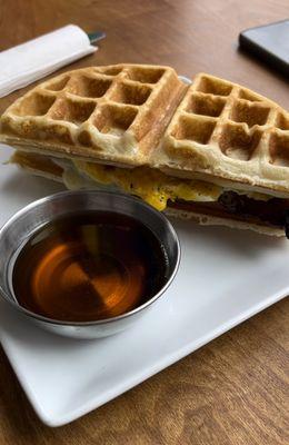 Waffle Egg Sandwich