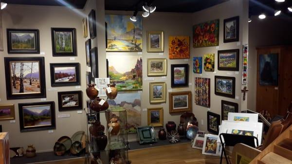 It's wonderful to see the variety of fine art paintings in this store.