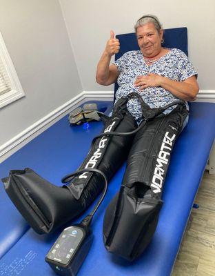 Normatec treatment for inflammation