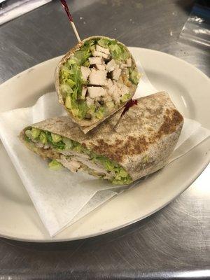 Grilled chicken Cesar wrap