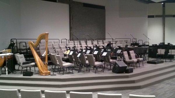 Orchestra and choir loft