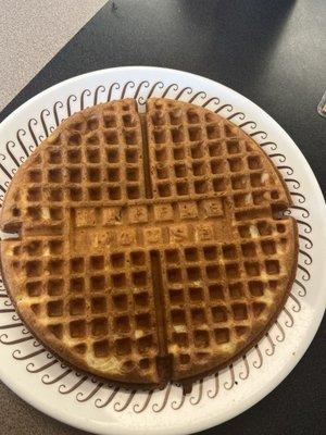 Standard and delicious Waffle