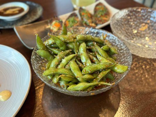 Garlic Edamame