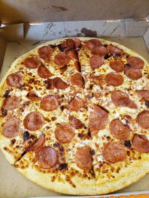 Pepperoni pizza