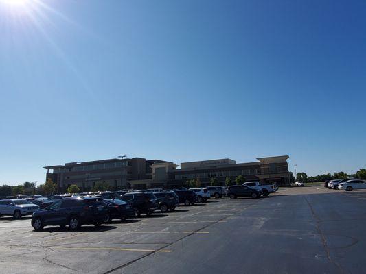 Plenty of Parking In 4 Areas of Ascension St. John Medical Building & Emergency.  8/28/2023