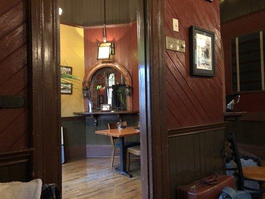 Interior, the old station agents office