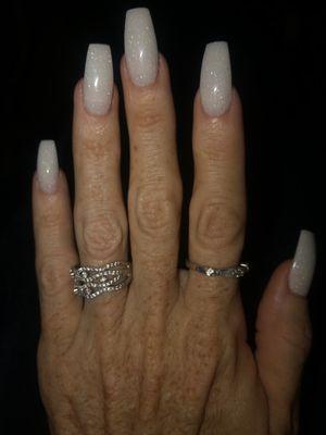 My beautiful new finger nails!