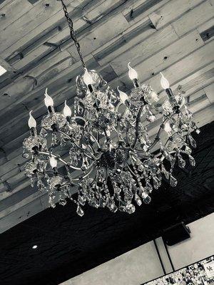 Have you ever seen an upside down chandelier?